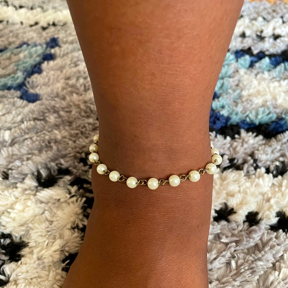 Pearl anklet